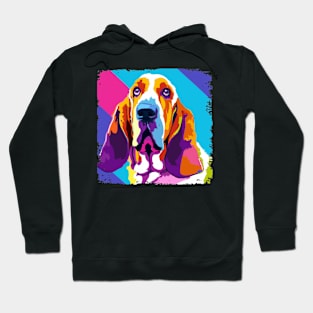 Basset Hound Pop Art - Dog Lover Gifts Hoodie